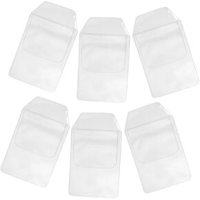 Pvc Pen Pouch 6 Pockets for Nurse Hospital Business Conference Secure Storage for Pens and Cards
