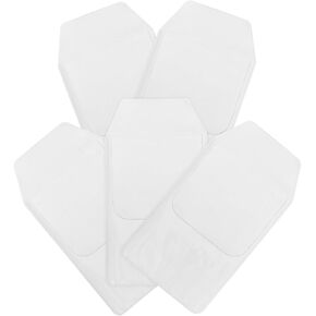 5pcs Heavy Duty Pvc Pocket Protectors Pen Holder Pouch for Nurses Doctors Office Business Conference
