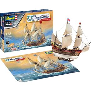 Revell RV05684 Mayflower-400th Anniversary Model Kit ، غير مصقول