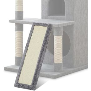23.8 x 8.5 Inch Cat Tree Tower Accessories Replacement Ladder Sisal Ladder Accessories Sisal Scratching Board for Cat Condo/DIY/Activity Center to Play and Sleep (Not Contain Pet Tower)