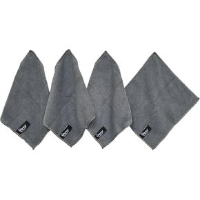 4 Pack Magnetic Microfiber Cleaning Cloth Dry Erasers for Whiteboards - Strong Magnet to Hang on White Boards, Washable & Reusable - for Classroom, Office, and Home Use - 10" X 10"
