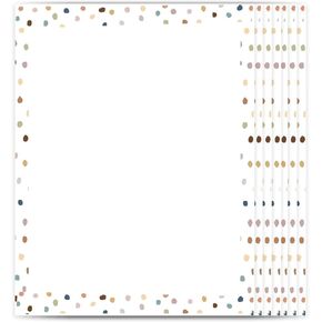 100 Sheets Decorative Confetti Stationery Computer Paper 8.5x11 Border Stationary Letterhead Paper for Teacher Printing Writing Letters, School Printer Supplies for Kids Home Family