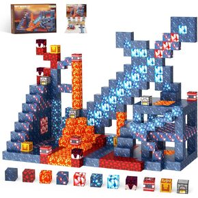 Magnetic Blocks 100 Pcs Building Toys Gifts Construction Toys for 3 4 5 6 7 8 Year Old Boys & Girls, STEM Montessori Sensory Creative Kids Toys