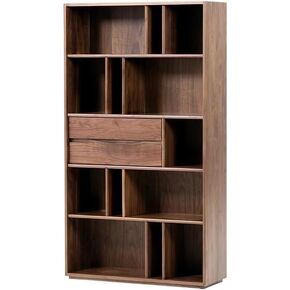 Bookshelves Bookcase Wooden Bookshelf Bedroom Figurine Display Cabinet Floor Flip Door Storage Cabinet Bookshelf