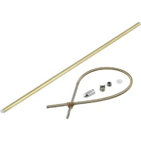 RC Boat Flexible Shaft, Flexible Shaft Forward Integrated Flexible Shaft Electric Boat Drive Shaft For Rc Boat Model Accessories(350mm-CW)