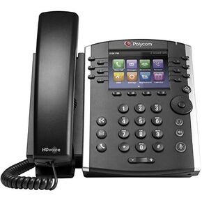 Polycom VVX 400 Series Business Media Phone POE (Power Supply Included) (Renewed)