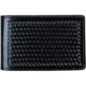 AKER A583-BW Notebook Cover, 4" x 7", Black Basket Weave