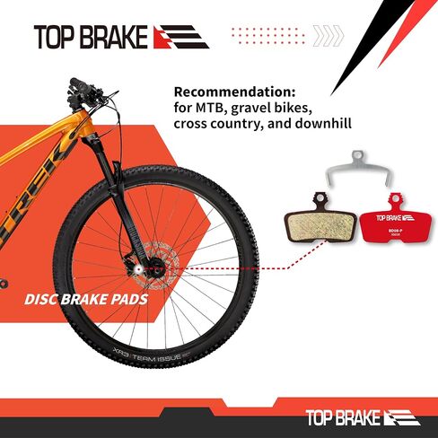 TOP BRAKE 2 أزواج من وسادات فرامل الدراجة القرصية لـ AVID SRAM Code R/RE/RSC، دليل RE in Saudi Arabia