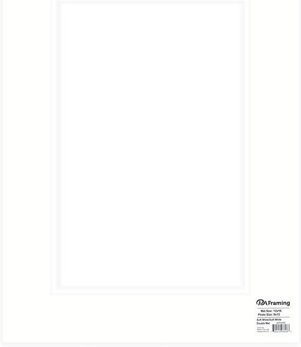 ADF MAT DBL 12x16/8x12 whtcore softwhite/softwhite in Saudi Arabia
