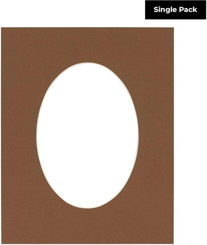 Oyster Shell White Acid Free 14x18 Oval Picture Frame Mat with White Core Bevel Cut for 12x16 Pictures - Fits 14x18 Frame - Pack of 1 Matboard Show Kit With Acid Free Backing & Clear Bag in Saudi Arabia