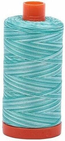 Aurifil 4654 Variegated 50W 1422 yd Aqua Mako Cotton Thread in Saudi Arabia
