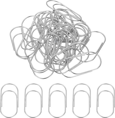 PATIKIL 2x1 Inch Large Paper Clip, 20 Pcs Metal Paper Clip Wide Rust-Proof Strong Durable Bulk for Office Supplies Document Organization Binder Bookmarks Planner, Blue in Saudi Arabia