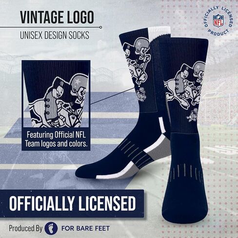 FBF NFL Adult Curve Socks - Game Day Apparel - Machine Washable - Warm & Cold Weather - Comfort and Style for Men &Women (New York Jets - Green, Adult Medium) in Kuwait