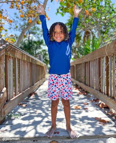 RUGGEDBUTTS® Boys Banana Yellow Long Sleeve Rash Guard - 8 in Saudi Arabia