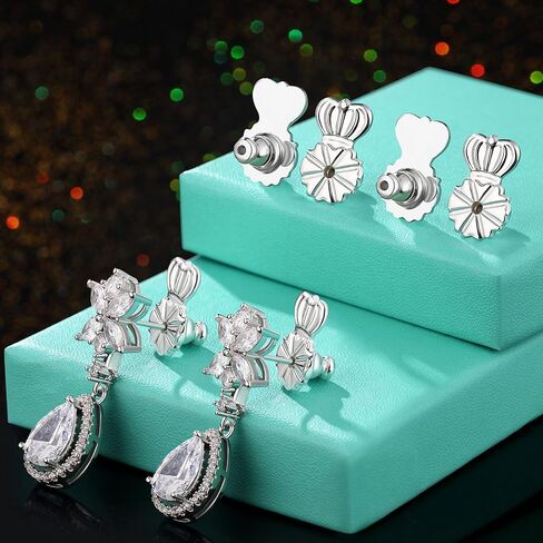 6 أجزاء من ظهور القرط البديلة للأرصين ، والأذنين المتدلية والأقراط الثقيلة ، والخضرة المصنوعة بشكل جيد مصنعة على شكل التاج ، ودعم الدعم الكبير بالإضافة إلى ظهور سيليكون 2pcs ، متعدد الألوان in Kuwait