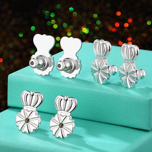 6 أجزاء من ظهور القرط البديلة للأرصين ، والأذنين المتدلية والأقراط الثقيلة ، والخضرة المصنوعة بشكل جيد مصنعة على شكل التاج ، ودعم الدعم الكبير بالإضافة إلى ظهور سيليكون 2pcs ، متعدد الألوان in Kuwait