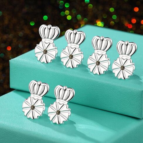 6 أجزاء من ظهور القرط البديلة للأرصين ، والأذنين المتدلية والأقراط الثقيلة ، والخضرة المصنوعة بشكل جيد مصنعة على شكل التاج ، ودعم الدعم الكبير بالإضافة إلى ظهور سيليكون 2pcs ، متعدد الألوان in Kuwait