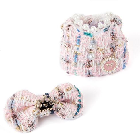 Premium Doll Clothes - Luxury Chic Style Set for 17cm Dolls, Doll Outfit for Display, Collectors, Gift - Cute Miniature Fashion Accessories - Pink Crown (No Doll) in Saudi Arabia