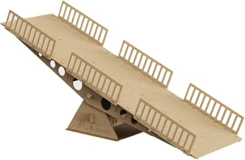 RC Wooden Bridge ، Crawler Car محاكاة جسر Roadbblock Xyloid ، لسيارة RC Crawer 1/18 1/24 TRX4M SCX24 FCX24 (A) in Kuwait
