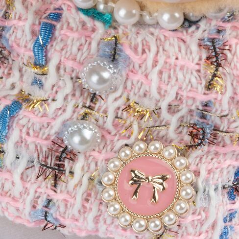 Premium Doll Clothes - Luxury Chic Style Set for 17cm Dolls, Doll Outfit for Display, Collectors, Gift - Cute Miniature Fashion Accessories - Pink Crown (No Doll) in Saudi Arabia