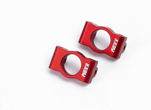 Nexx Racing Aluminum Caster Blocks - Remote Control Car, RC Car Upgrade Parts for Losi RC Car Micro-B 2WD Brushed Mini RC Buggy 1/24 Scale (RED | NX-462-R) in Saudi Arabia