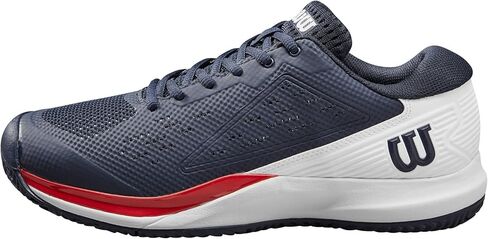 Wilson Rush Pro Ace Navy Blazer/White/Wilson Red 9.5 D (M) in Saudi Arabia