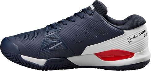 Wilson Rush Pro Ace Navy Blazer/White/Wilson Red 9.5 D (M) in Saudi Arabia