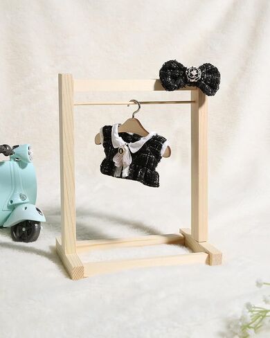 ملابس ملابس أنيقة للدمى مجموعة من ملابس الدمى التي تبلغ مساحتها 17 سم مع إكسسوارات فاتحة رومبير زرقاء + بنية (بدون دمية) in Kuwait