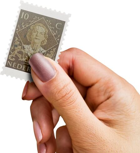 Impacto Coleccionables - 1000 World Stamps Collection مع ألبوم مضمن (5.5 × 7 × 0.4 بوصة) | تعزيز مجموعتك الفيلاتلية مع طوابع بريدية أصيلة في ألبوم مضغوط وأنيق in Kuwait