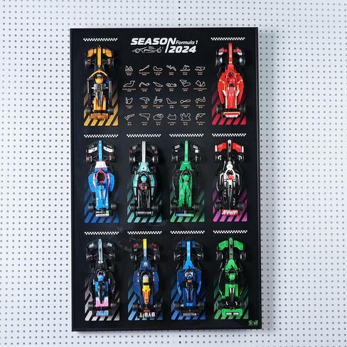 لوحة حائط للعرض لسيارة Technic 42056 Porsche 911 GT3 RS، حامل على الحائط لسيارة سباق Lego Technic (الطراز غير متضمن) in Kuwait