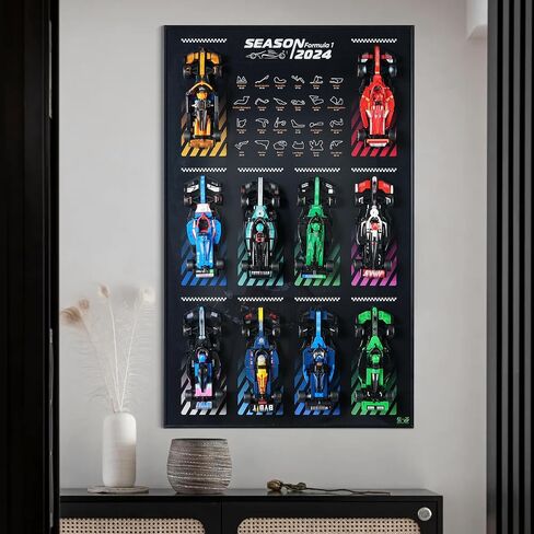 لوحة حائط للعرض لسيارة Technic 42056 Porsche 911 GT3 RS، حامل على الحائط لسيارة سباق Lego Technic (الطراز غير متضمن) in Kuwait