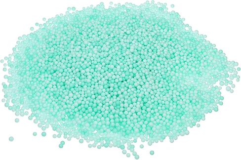 Meccanixity Foam Beads Balls Foam Calls 7-9mm لزخارف الزفاف والحفلات ، كرات التعبئة الصغيرة ، مستلزمات DIY الحرف (أبيض ممل ، حزمة واحدة تقريبًا 750 ٪) in Saudi Arabia