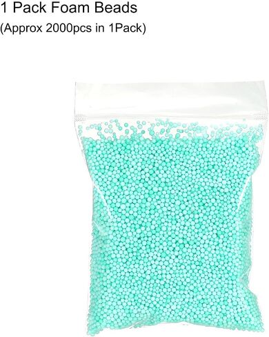 Meccanixity Foam Beads Balls Foam Calls 7-9mm لزخارف الزفاف والحفلات ، كرات التعبئة الصغيرة ، مستلزمات DIY الحرف (أبيض ممل ، حزمة واحدة تقريبًا 750 ٪) in Saudi Arabia