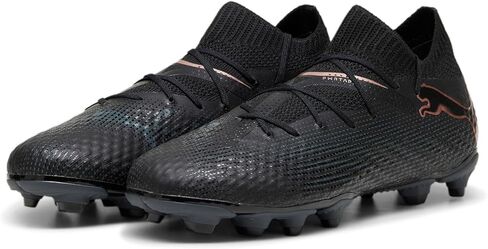 PUMA Future 7 Pro Firm Ground/Artificial Ground (Little Kid/Big Kid) Puma White/Puma Black/Poison Pink 4 Big Kid M in Saudi Arabia