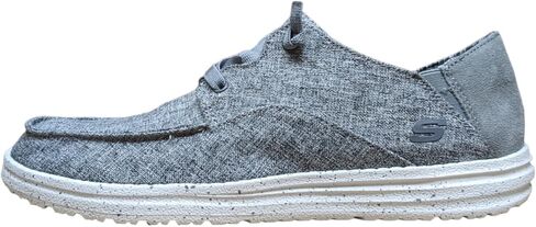 Skechers Men's Melson-Planon Sneakers (Grey/White, 8.5) in Saudi Arabia