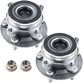 A-Premium 2 x Front Wheel Bearing and Hub Assembly with 5-Lug Compatible with Toyota Prius 2010-2015, Prius Plug-in 2013-2015, Lexus CT200h 2011-2017, Replace # 513287