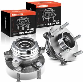 A-Premium 2 x Front Wheel Bearing and Hub Assembly with 5-Lug Compatible with Nissan Altima 2007-2012, L4 2.5L & with 4-Wheel ABS & with 29 Splines, Replace # 513294