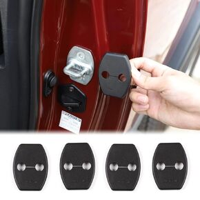 Car Door Lock Cover Compatible with Toyota FJ Cruiser 2007-2021 Car Side Door Lock Cover Door Guard Lock Car Door Lock Protector Car Door Latches Cover Door Lock Decoration Cover Buckle Accessories