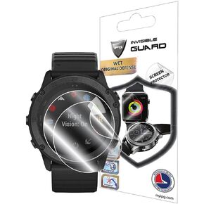 IPG لساعة Garmin tactix Delta الشمسية التكتيكية واقي شاشة هيدروجيل (وحدتان) طبقة شفافة عالية الدقة غير مرئية مضادة للخدش - ناعمة/شفاء ذاتي/فقاعة لـ tactix Delta in Kuwait