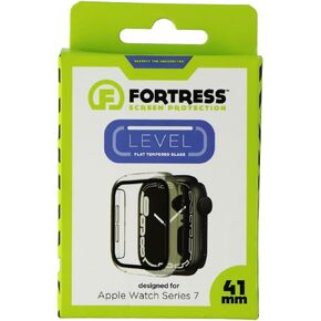Fortress Apple Watch Case Compatible with Apple Watch SE/6/5/4 (40mm) Tempered Glass Apple Watch Case with Built-in Screen Protector, Apple Watch Series SE Case 40mm, Apple Watch Series 6 Case 40mm