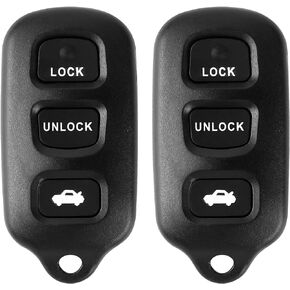 Key Fob Replacement Fits for Toyota Camry 2002 2003 2004 2005 2006/ Toyota Solara 2002 2003 Keyless Entry Remote Control,GQ43VT14T,2 Pcs