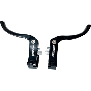 UPANBIKE Bike Brake Lever Set 22.2mm 23.8mmAdditional Brake Lever Aluminum Alloy for Road Bicycle(22.2mm Black)