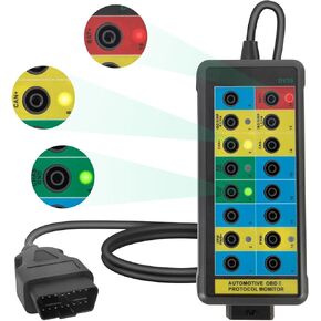OBD2 Breakout Box OBDII Protocol Detector, Car CAN Test Breakout Box Fault Diagnosis Scan Tool, Access Scan Tool Communication Detection, Diagnosis, Programming in Kuwait