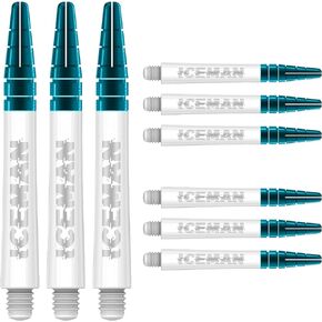 RED DRAGON Gerwyn Price Iceman Nitrotech Ionic Stems - 2 Sets per Pack (6 Stems in Total)