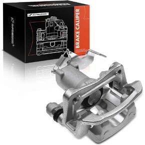 A-Premium Disc Brake Caliper Assembly with Bracket Compatible with Select Hyundai and Kia Models - Elantra GT, For Veloster, Forte, Forte, Forte Koup, Forte5 - Rear Right Passenger Side