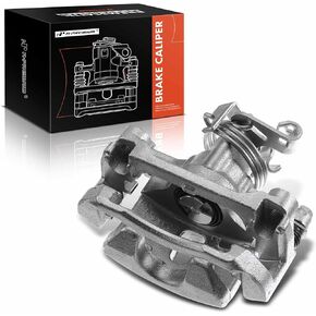 A-Premium Disc Brake Caliper Assembly with Bracket Compatible with Select Buick, Chevy, Pontiac and Saturn Models - Terraza/Relay 2005-2007, Uplander/Montan 2005-2009 - Rear Left Driver Side