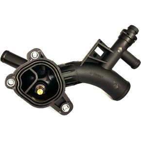 25193922 Engine Coolant Water Outlet Compatible with Chevy Cruze Trax Sonic Buick Encore Sonic - Part# 902-846 Coolant Thermostat Housing