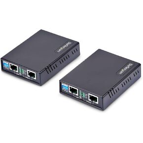 StarTech.com VDSL2 Ethernet Extender Kit, Up to 0.6mi (1km), Long Range LAN Repeater Over RJ11/CAT5e/CAT6, Up to 300Mbps