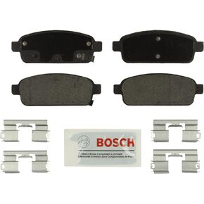 BOSCH BE1468H Blue Semi-Metallic Disc Brake Pad Set With Hardware - Compatible With Select Buick Cascada, Encore, Verano; Cadillac ELR; Chevrolet Cruze, Cruze Limited, Orlando, Sonic, Trax, Volt; REAR