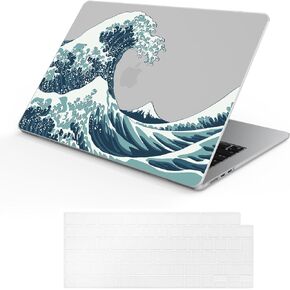 MacBook Case Compatible with MacBook Air 15 inch 2023 2024 Release New (Model: MacBook Air 15.3 M3 A3114 M2 A2941 Chip), Hard Shell Case with Keyboard Cover, Cherry Blossom -3